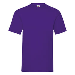 Fruit Of The Loom Mens Valueweight Short Sleeve T-Shirt - 3XL, Purple