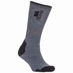 Trespass Mens Way Fairer Trekking Socks - 4/7 UK, Carbon Marl