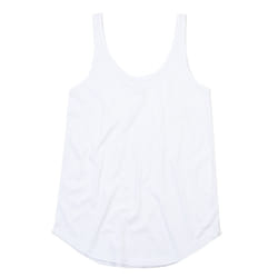 Mantis Womens/Ladies Loose Fit Vest - XS, White