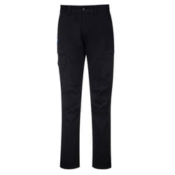 Portwest Adults Unisex KX3 Cargo Trousers - 34R, Black