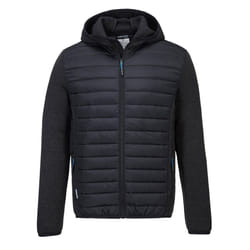 Portwest Adults Unisex KX3 Baffle Padded Jacket - L, Grey Marl/Black