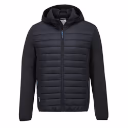 Portwest Adults Unisex KX3 Baffle Padded Jacket - S, Grey Marl/Black