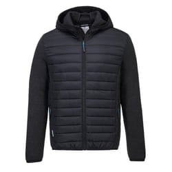 Portwest Adults Unisex KX3 Baffle Padded Jacket - S, Grey Marl/Black
