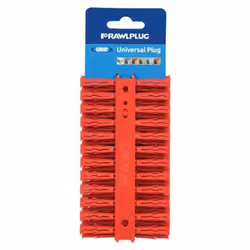 Rawlplug Universal Plug (Pack Of 288) - 6 x 28mm, Red