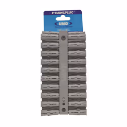 Rawlplug Universal Plug (Pack Of 80) - 10 x 36mm, Grey