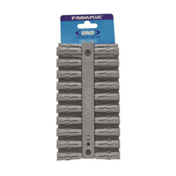 Rawlplug Universal Plug (Pack Of 80) - 10 x 36mm, Grey