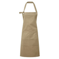 Premier Calibre Heavy Canvas Pocket Apron - One Size, Khaki