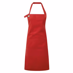 Premier Calibre Heavy Canvas Pocket Apron - One Size, Red