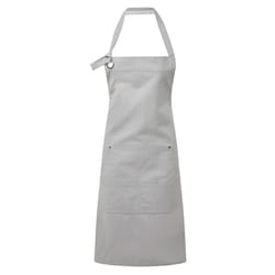 Premier Calibre Heavy Canvas Pocket Apron - One Size, Silver