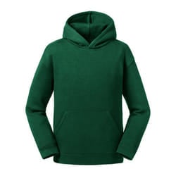 Russell Kids/Childrens Authentic Hooded Sweatshirt - 3-4 Years, Bottle Green