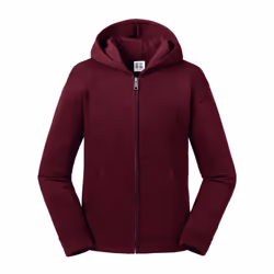 Russell Kids/Childrens Authentic Zip Hooded Sweatshirt - 3-4 Years, Burgundy