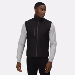 Regatta Professional Mens Honestly Made Recycled Soft Shell Bodywarmer - S, Black