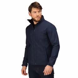 Regatta Professional Mens Ablaze Three Layer Soft Shell Jacket - XL, Navy/Navy