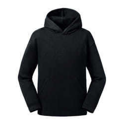 Russell Kids/Childrens Authentic Hooded Sweatshirt - 5-6 Years, Black