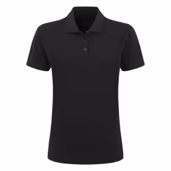 Ultimate Womens/Ladies Pique Polo - 12 UK, Black