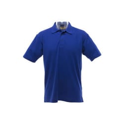 Ultimate Adults Unisex 50/50 Pique Polo - L, Royal Blue