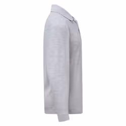 Fruit Of The Loom Childrens/Kids Long Sleeve Pique Polo Shirt - 9-11 Years, Heather Grey