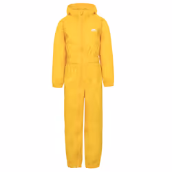 Trespass Childrens/Kids Button Rain Suit - 3-4 Years, Sunshine