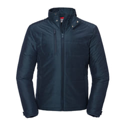 Russell Mens Cross Padded Jacket - S, French Navy