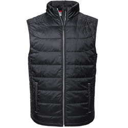 Russell Mens Nano Padded Bodywarmer - S, Black