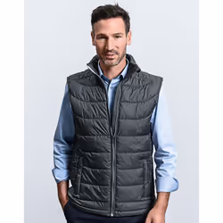 Russell Mens Nano Padded Bodywarmer - M, Iron