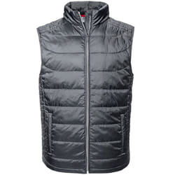Russell Mens Nano Padded Bodywarmer - S, Iron