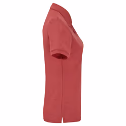 Fruit Of The Loom Womens Lady-Fit 65/35 Short Sleeve Polo Shirt - XS, Heather Red