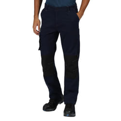 Regatta Mens Scandal Stretch Work Trousers - Regular - 40in, Navy
