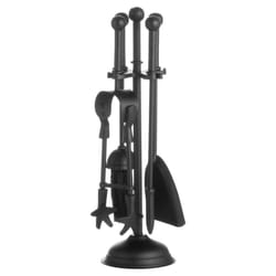 Hill Interiors Ball Topped Companion Set - One Size, Black