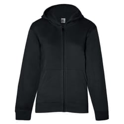 Russell Kids/Childrens Authentic Zip Hooded Sweatshirt - 3-4 Years, Black