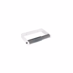 Securit Toilet Roll Holder - One Size, White/Black