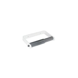 Securit Toilet Roll Holder - One Size, White/Black