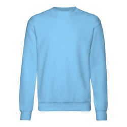 Fruit Of The Loom Kids Unisex Premium 70/30 Sweatshirt (Pack of 2) - 12-13 Years, Sky Blue