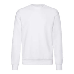 Fruit Of The Loom Kids Unisex Premium 70/30 Sweatshirt (Pack of 2) - 12-13 Years, White