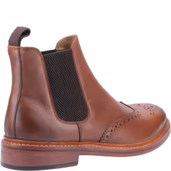 Cotwold Mens Siddington Leather Elasticated Dress Boot - 10 UK, Brown