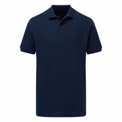 Ultimate Adults Unisex 50/50 Pique Polo - 2XL, Navy Blue