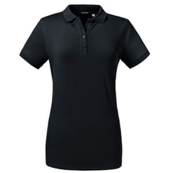 Russell Womens/Ladies Tailored Stretch Polo - XS, Black