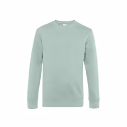 B&C Mens King Crew Neck Sweater - XS, Aqua Green