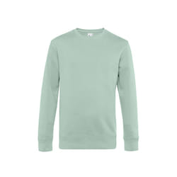 B&C Mens King Crew Neck Sweater - XS, Aqua Green