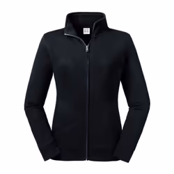 Russell Womens/Ladies Authentic Sweat Jacket - L, Black
