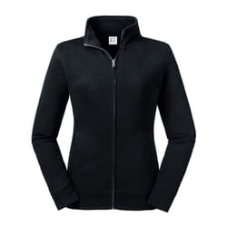 Russell Womens/Ladies Authentic Sweat Jacket - L, Black