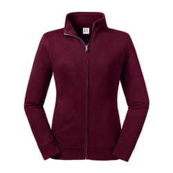 Russell Womens/Ladies Authentic Sweat Jacket - M, Burgundy