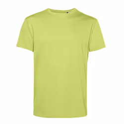 B&C Mens Organic E150 T-Shirt - XS, Lime