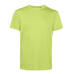 B&C Mens Organic E150 T-Shirt - XS, Lime