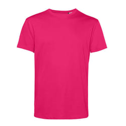 B&C Mens Organic E150 T-Shirt - XS, Magenta Pink