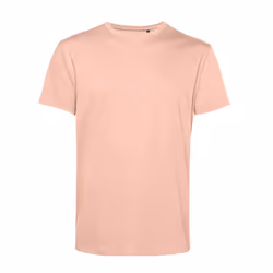B&C Mens Organic E150 T-Shirt - XS, Soft Rose