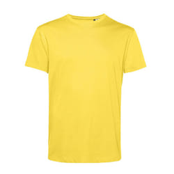 B&C Mens Organic E150 T-Shirt - XS, Yellow Fizz