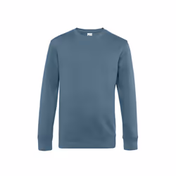 B&C Mens King Crew Neck Sweater - XS, Nordic Blue