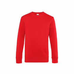 B&C Mens King Crew Neck Sweater - XS, Red