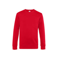 B&C Mens King Crew Neck Sweater - XS, Red